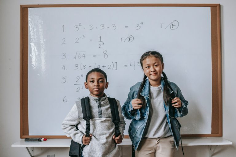 Kids in a classroom