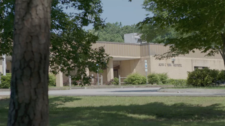 Alvin C. York Institute school building.