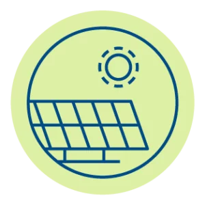 Solar panel icon