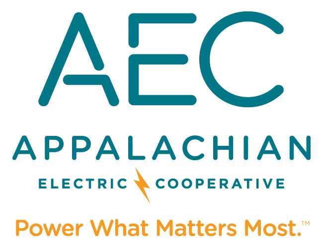 AEC Appalachian Electric Cooperative logo with tagline Power What Matters Most.