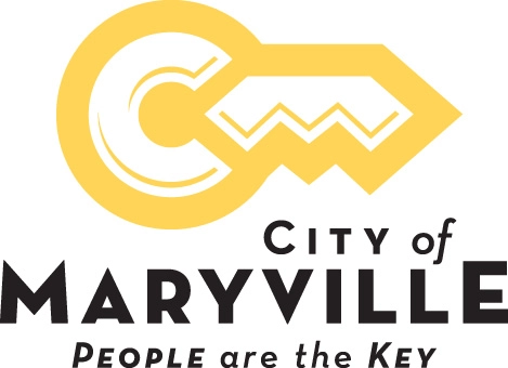 City of Maryville corporate logo with a golden key graphic and tagline 'PEOPLE are the Key'.